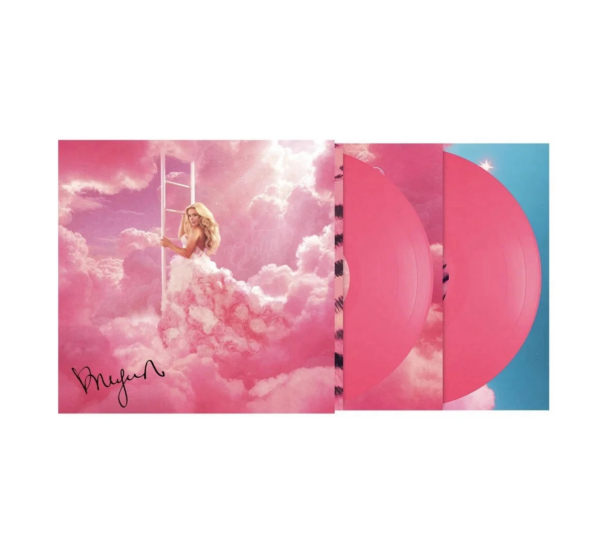 MEGAN MORONEY Cloud 9: Megan's Signature Pink Signed Vinyl LP In Hand, Fast📦, изображение 3