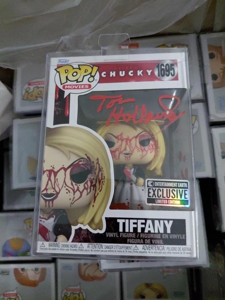 tom Holland — Tom Holland Autographed Signed TIFFANY Chucky Child's Play Funko Pop #1695