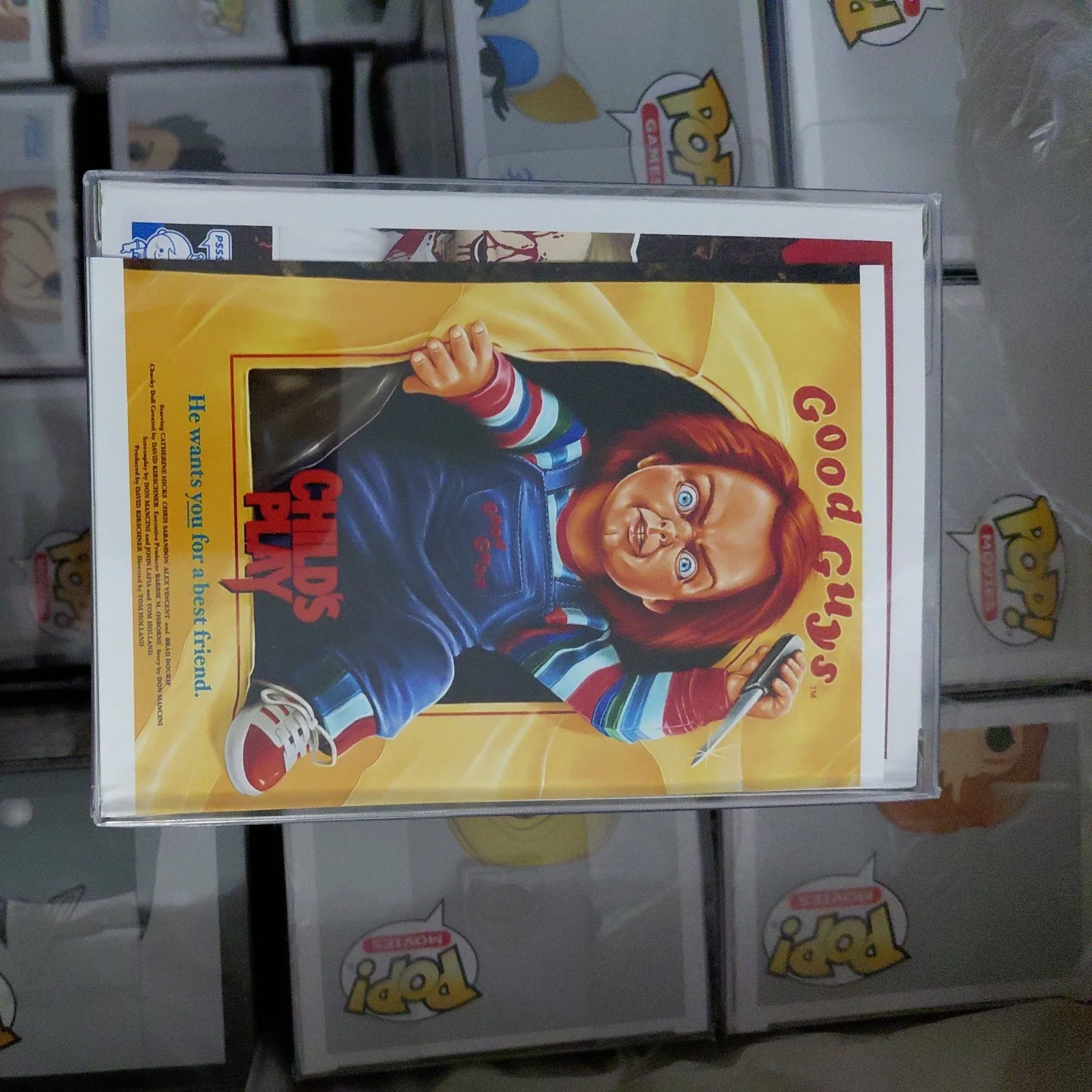 tom Holland — Tom Holland Autographed Signed TIFFANY Chucky Child's Play Funko Pop #1695, image 4