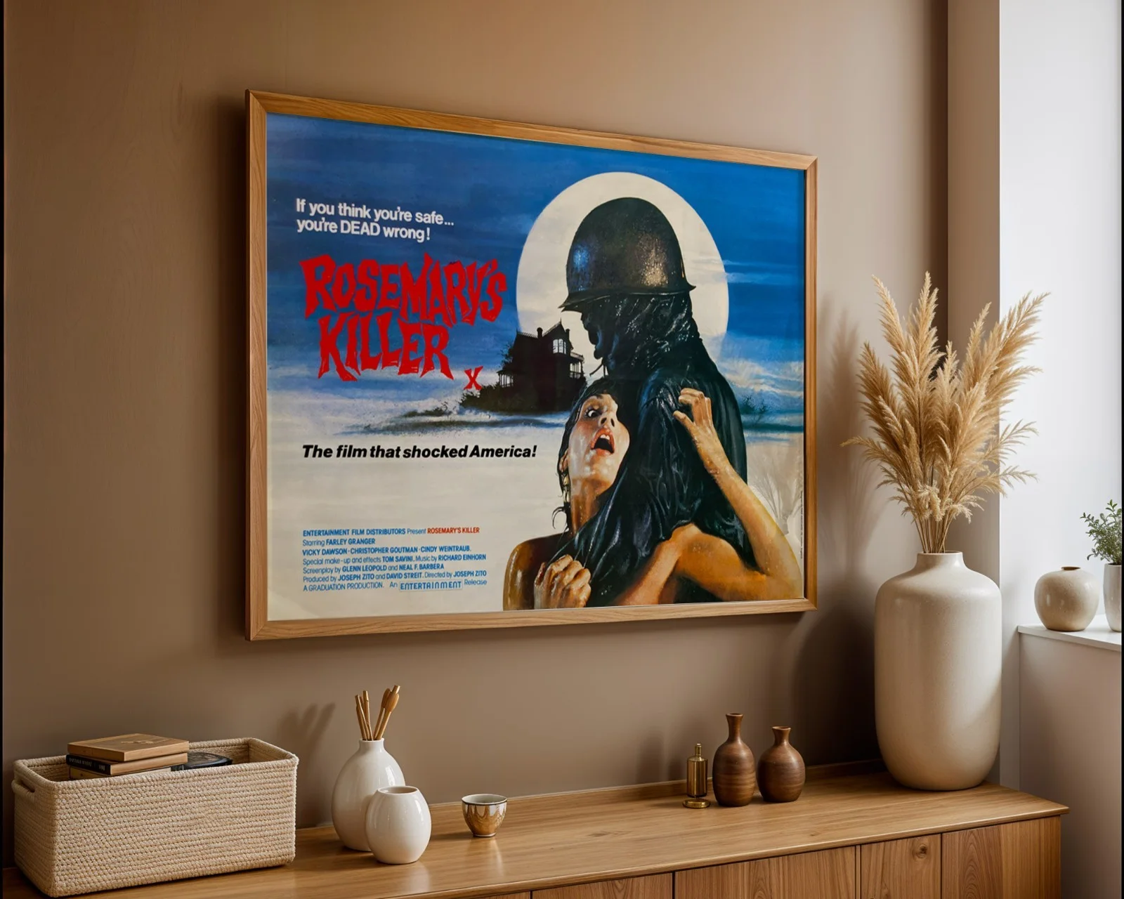 Rosemary's Killer - 1981 Horror Mystery Restored 27" x 40" Australian Poster, image 3