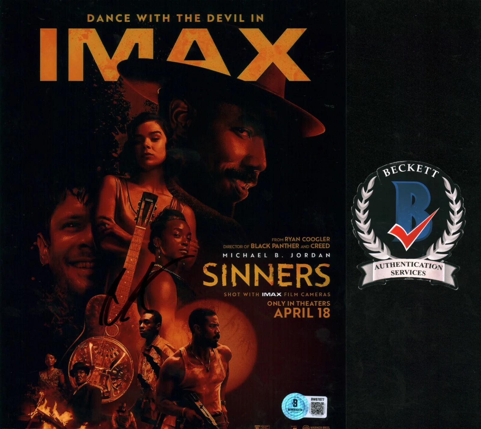 ryan coogler — Ryan Coogler SIGNED Sinners Director Acclaimed Legend 8X10 Photo Poster COA BAS