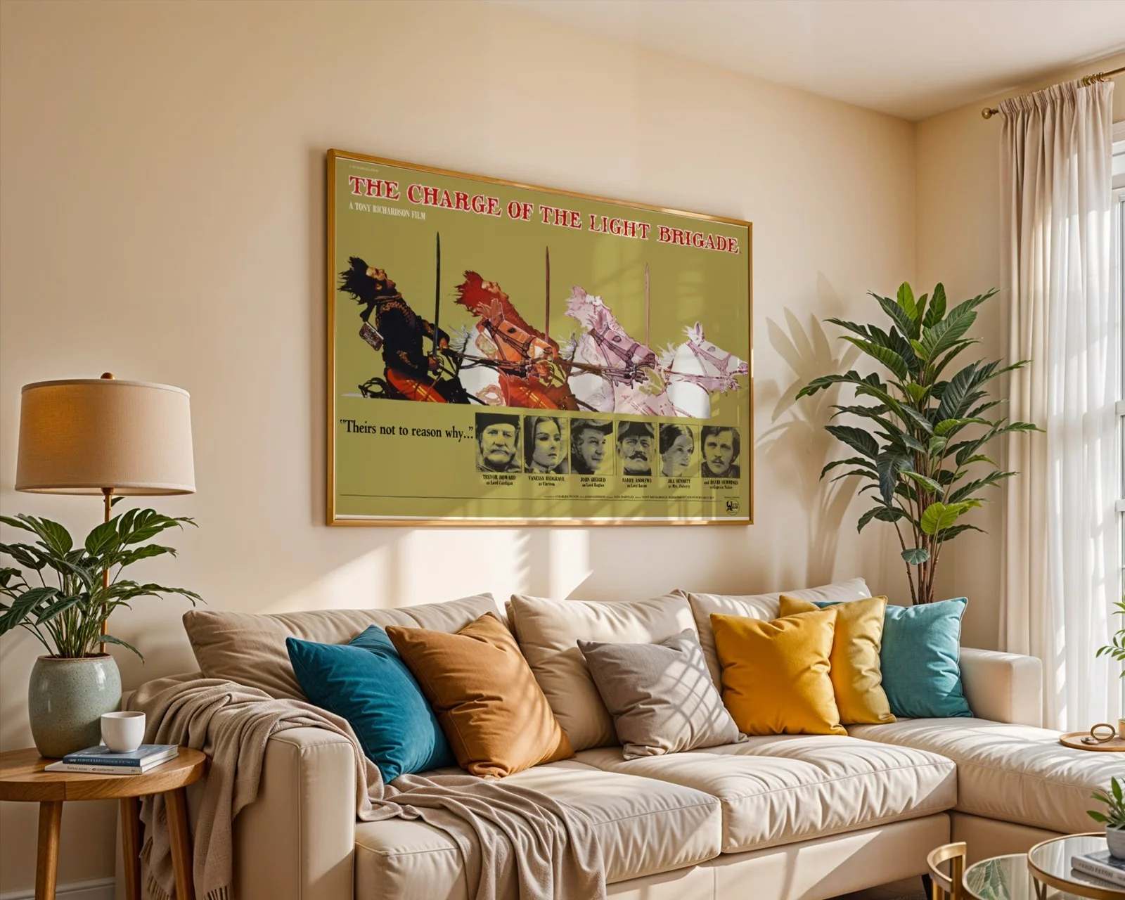 The Charge Of The Light Brigade - 1968 Film Restored 30" x 40" UK Quad Poster, изображение 5