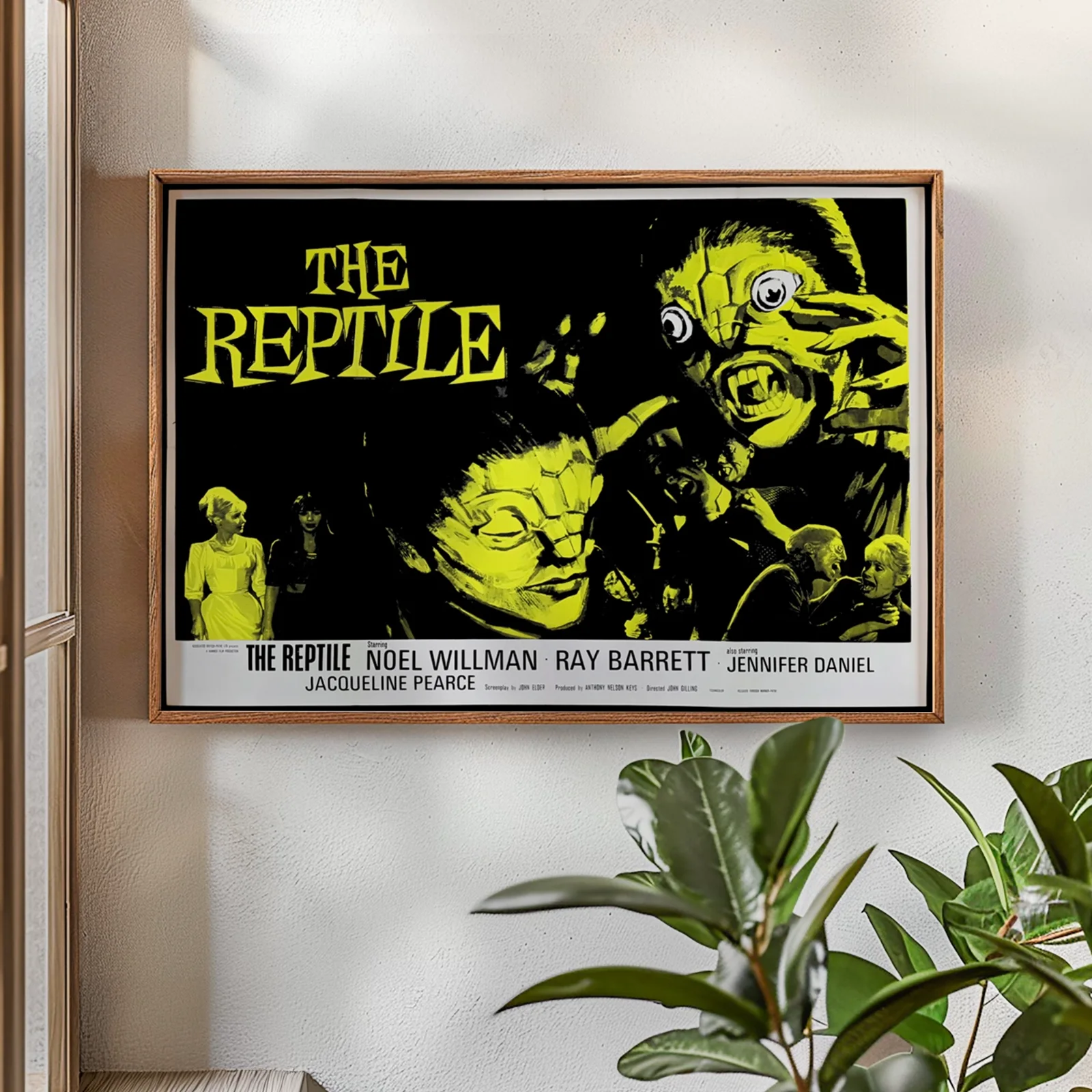 The Reptile - 1966 Hammer Gothic Horror Film Restored 30" x 40" UK Quad Poster, изображение 2