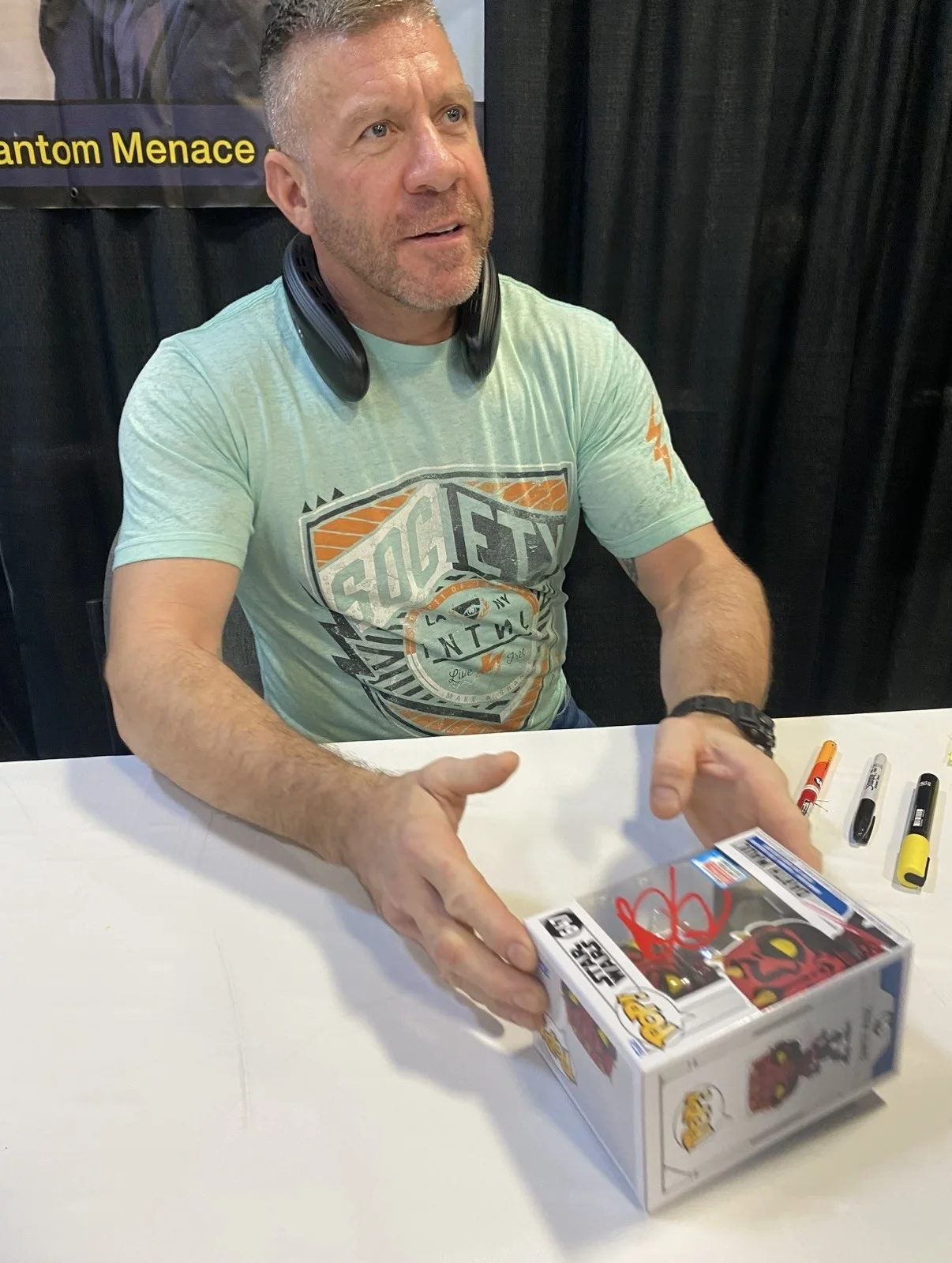 Ray Park - Signed - Funko Pop! STAR WARS - DARTH MAUL #647 - JSA COA, image 5