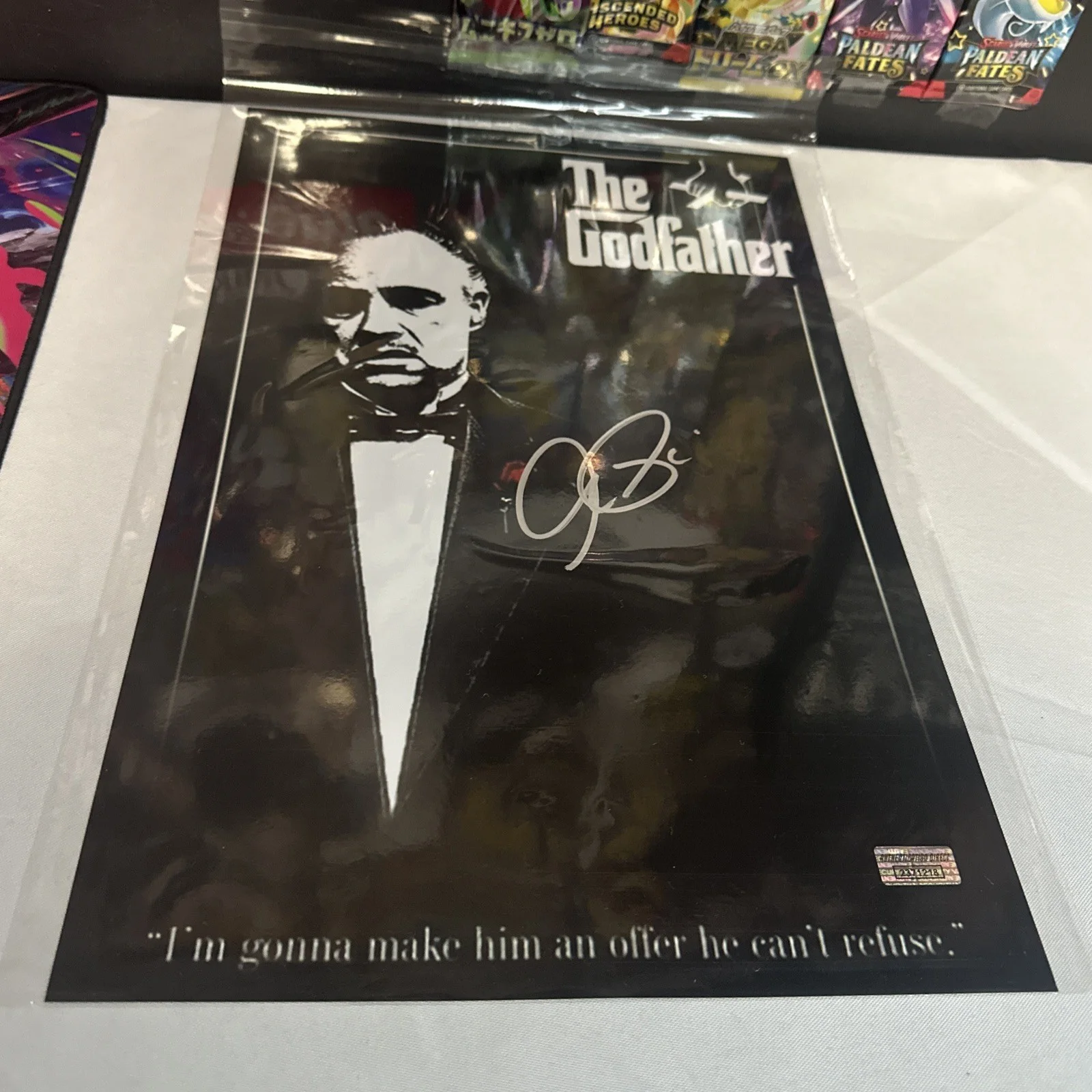 AL PACINO — AL PACINO HAND SIGNED AUTOGRAPHED 11X17 MINI MOVIE POSTER THE GODFATHER With Coa, изображение 2