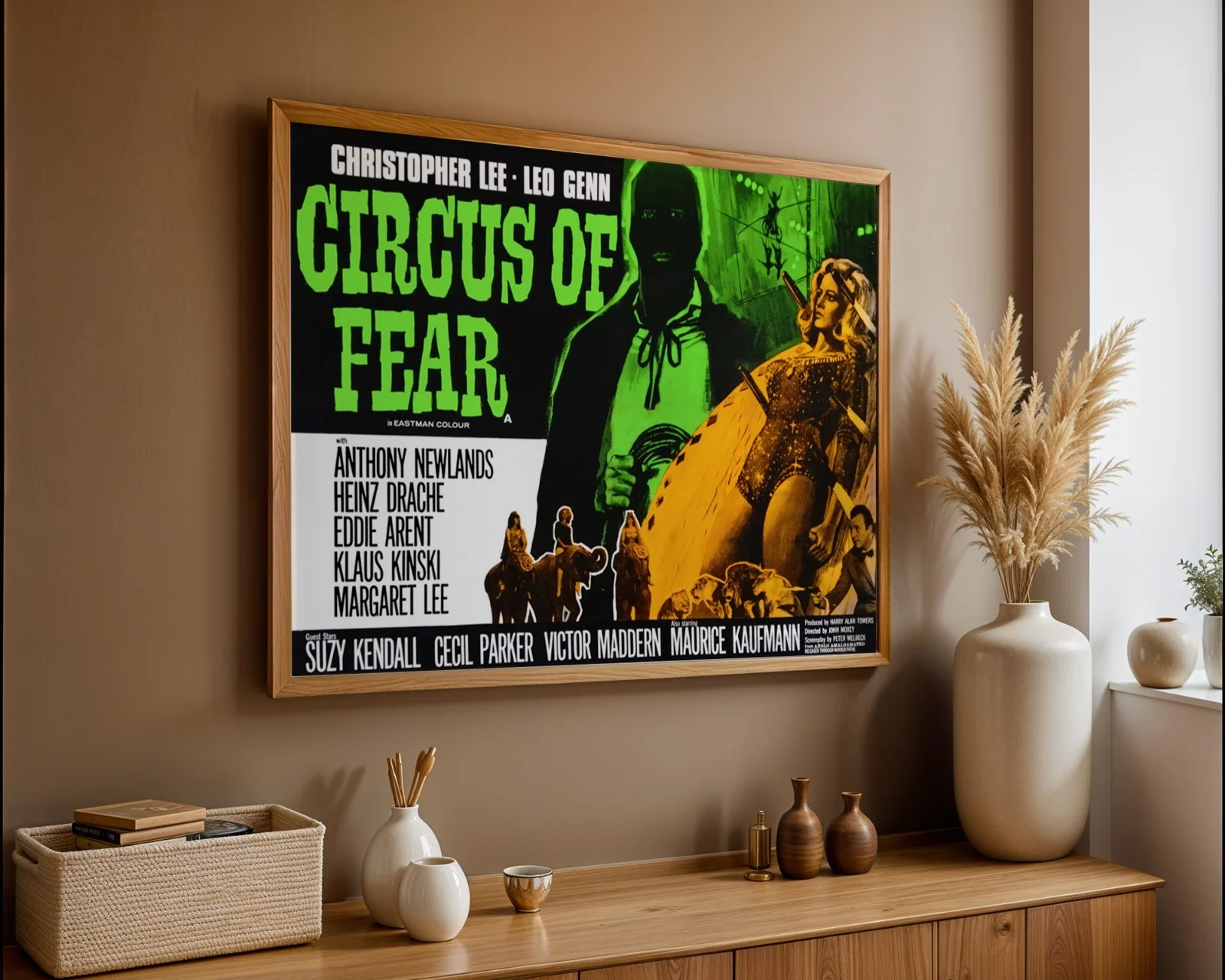 Circus Of Fear - 1966 Horror / Crime Film Restored 30" x 40" UK Quad Poster, изображение 3