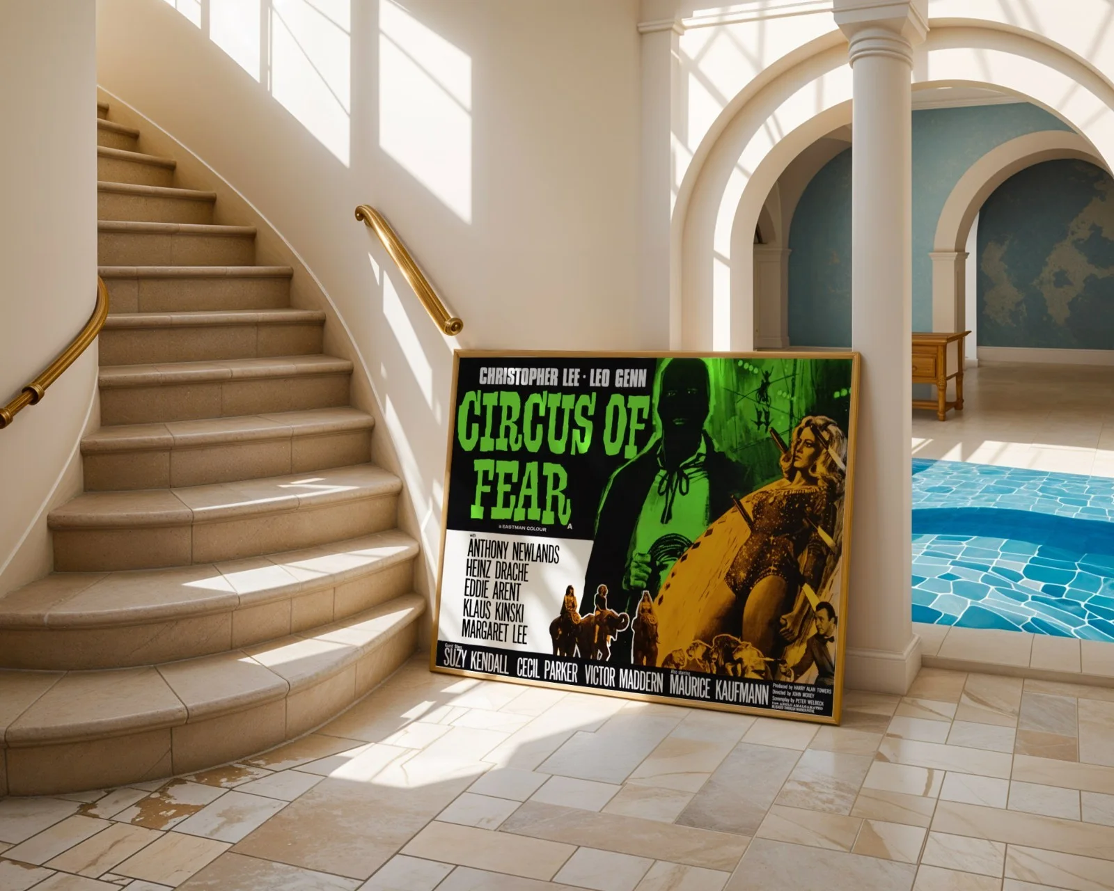 Circus Of Fear - 1966 Horror / Crime Film Restored 30" x 40" UK Quad Poster, изображение 4