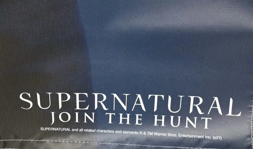Jensen Ackles — 2022 Supernatural Convention Banner Signed By Jensen Ackles As Dean Winchester, image 3
