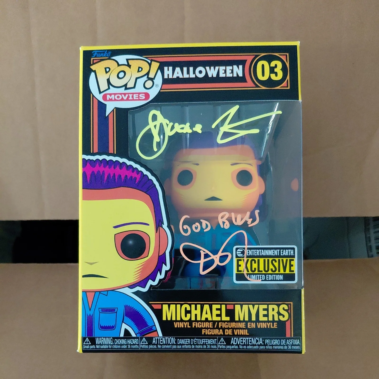Duane whitaker, Daniel Roebuck — Duane whitaker and Daniel Roebuck Courtney Signed BL Michael Myers Funko, изображение 5
