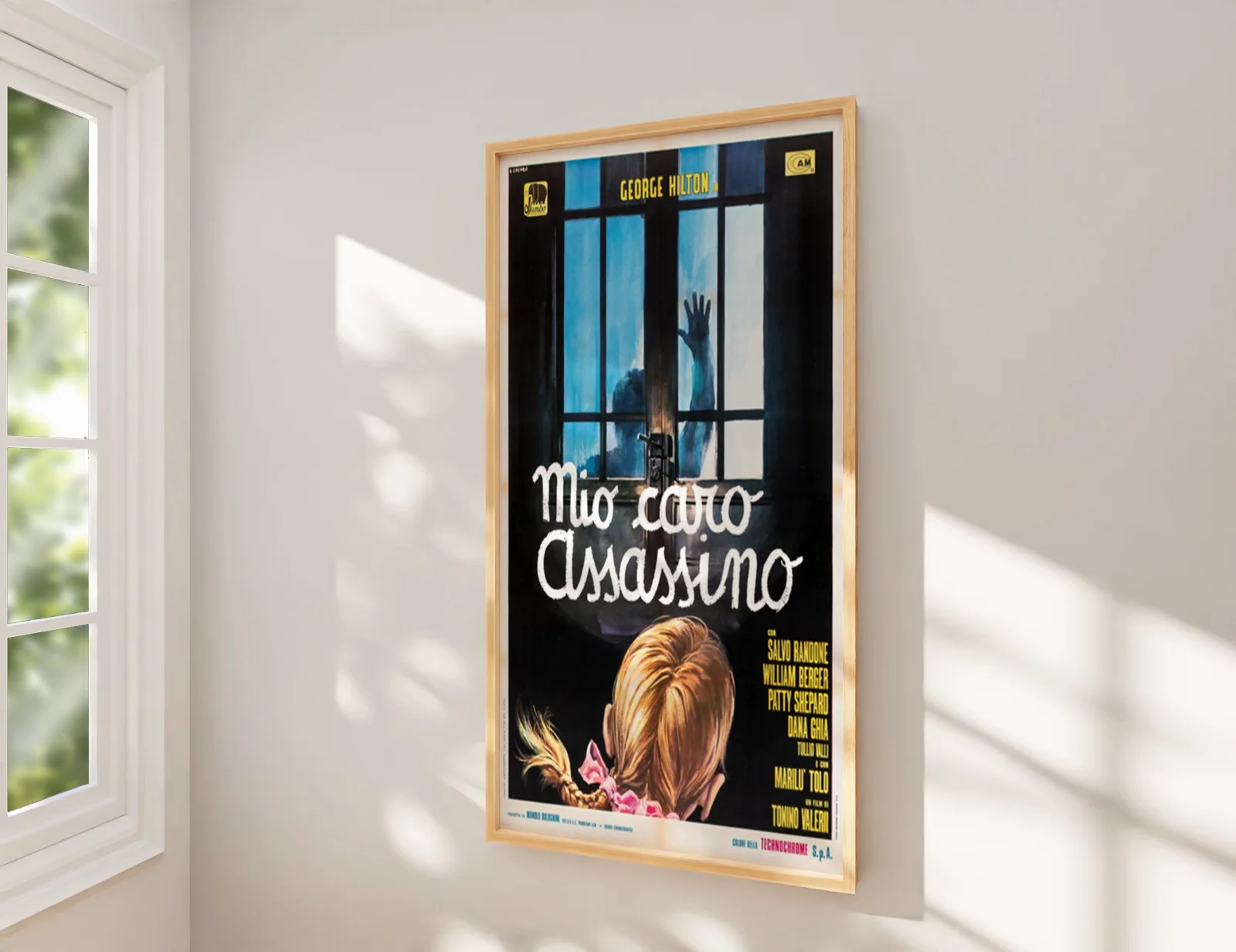 Mio Caro Assassino - 1972 Italian / Spanish Giallo Horror Film Soggettone Poster, изображение 2