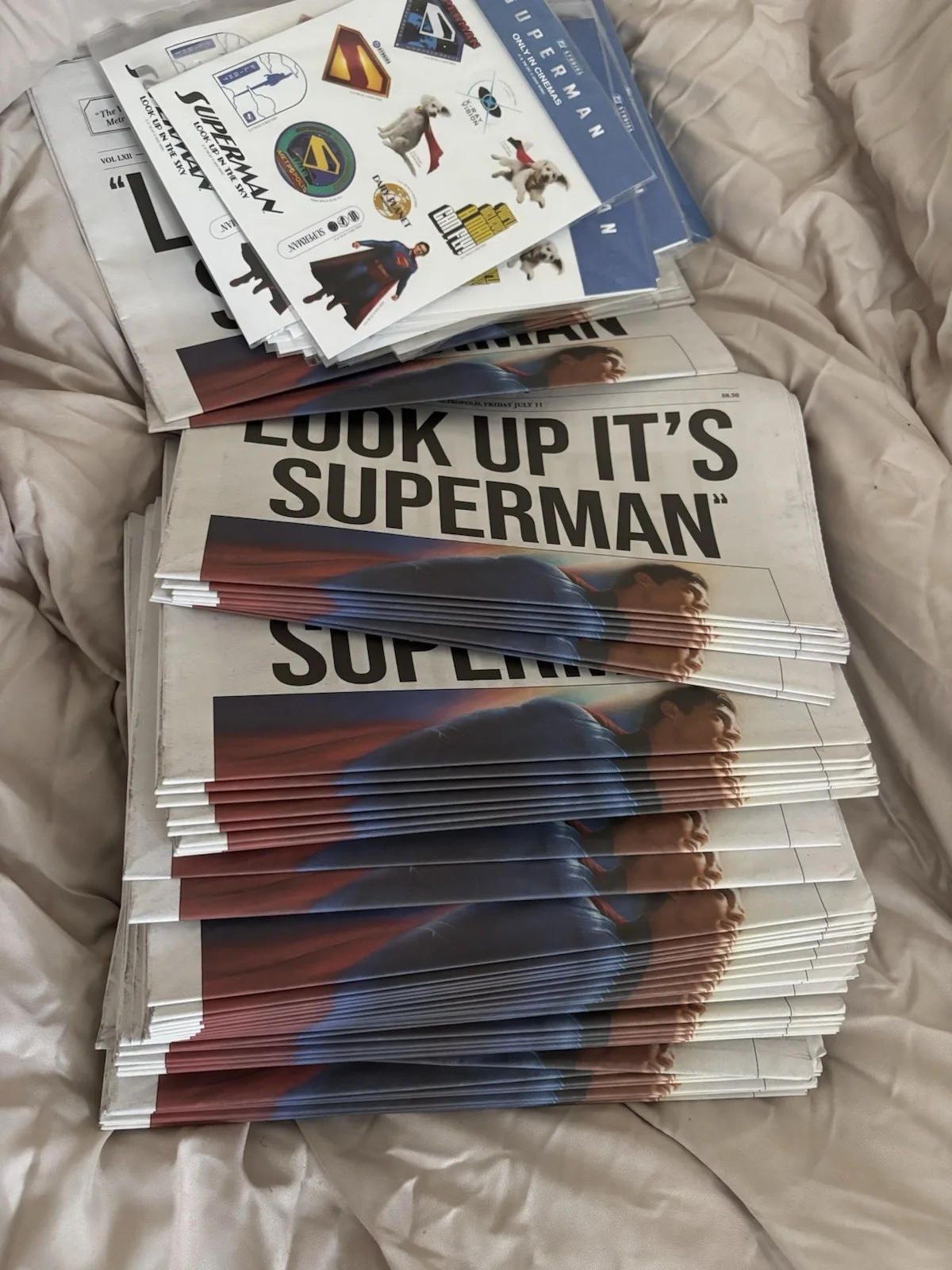 Genuine Daily Planet Superman Limited Newspaper - 2025 Promotion, image 2