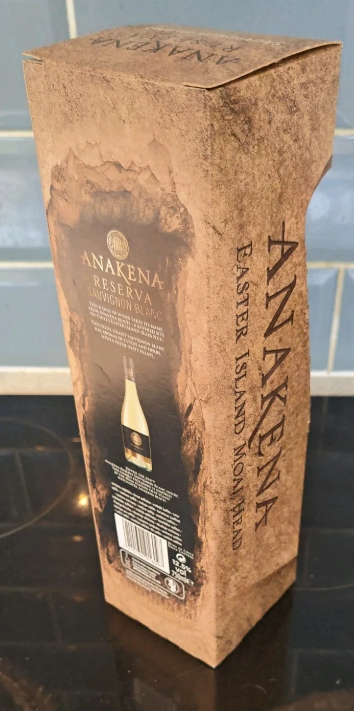 Anakena wine bottle box, image 4