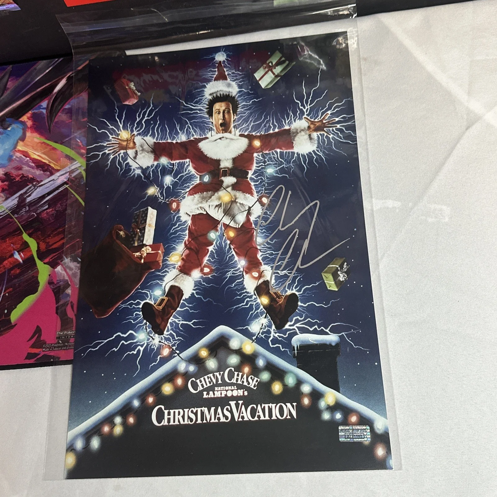 Chevy Chase - Signed 11x17 Photo - Mint - With COA - Christmas Vacation, изображение 2