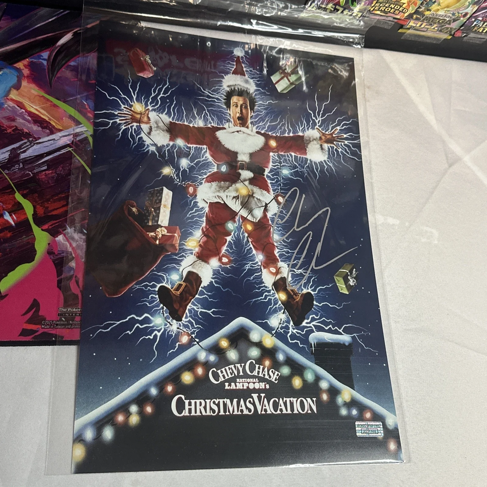 Chevy Chase - Signed 11x17 Photo - Mint - With COA - Christmas Vacation, изображение 3