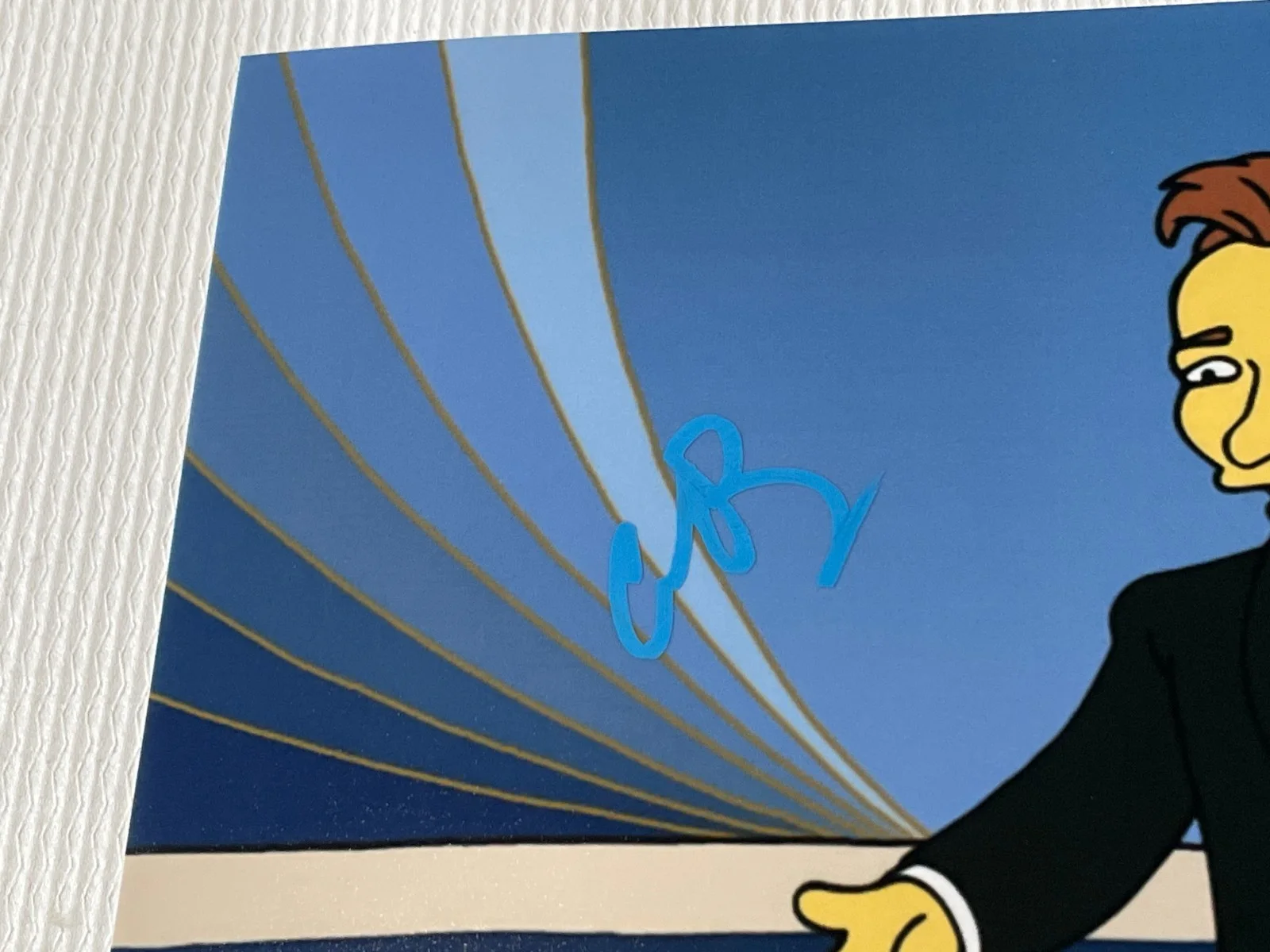 Conan OBrien — Conan O'Brien Signed Autographed 8x10 The Simpsons Photo SWAU, image 2