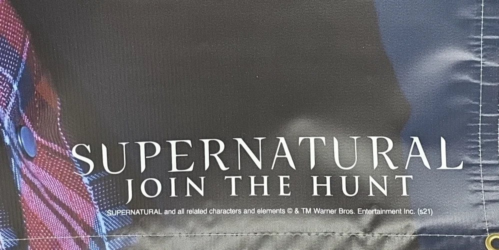 Jared Padalecki — 2022 Supernatural Convention Banner Signed By Jared Padalecki As Sam Winchester, image 3