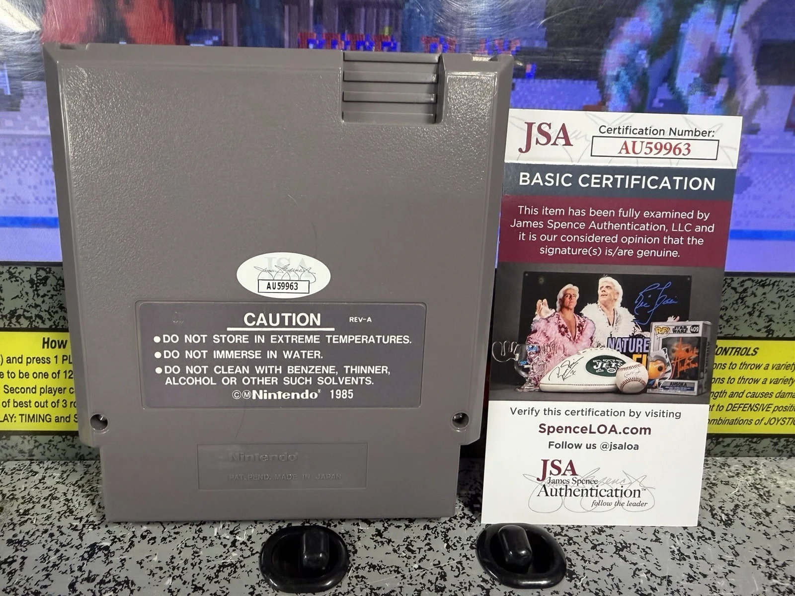Michael J. Fox — Michael J. Fox Signed Autographed Back to the Future II-III NES Cart JSA Auto, изображение 4