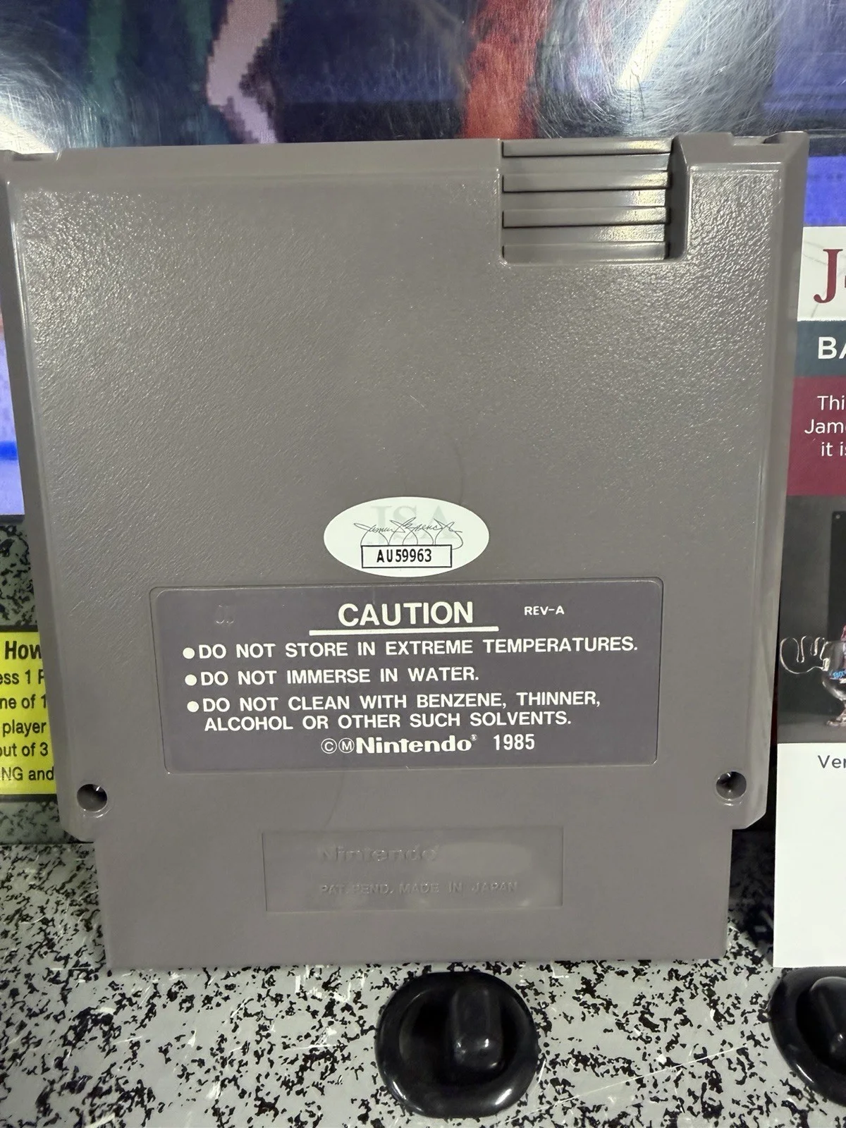 Michael J. Fox — Michael J. Fox Signed Autographed Back to the Future II-III NES Cart JSA Auto, изображение 5