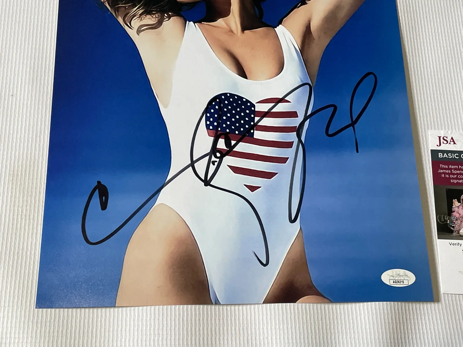 Cindy Crawford — Cindy Crawford Signed Autographed 11x14 Sexy Model Photo JSA, изображение 3