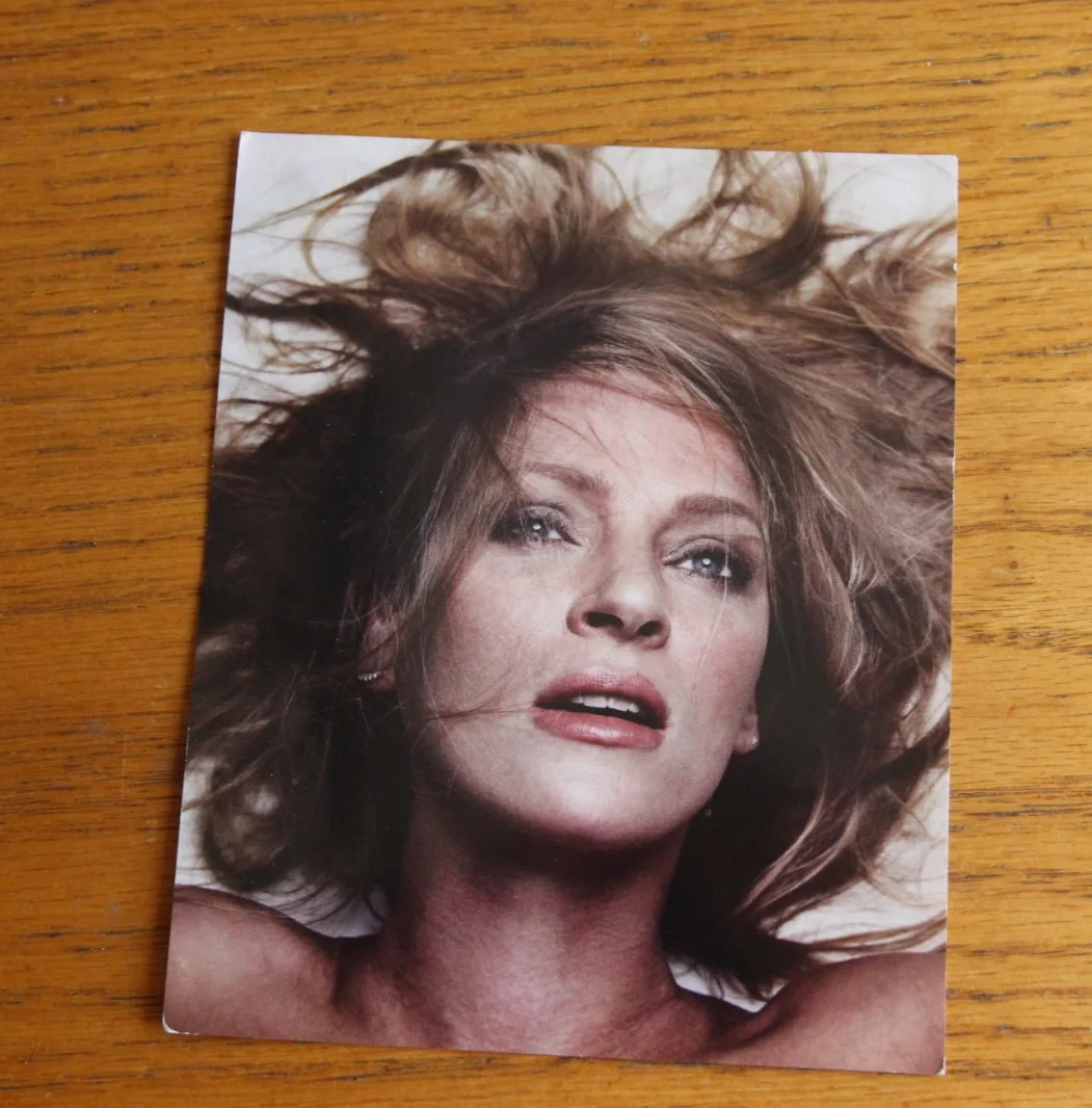Lars von Trier NYMPHOMANIAC two postcards/picture cards UMA THURMAN, изображение 3