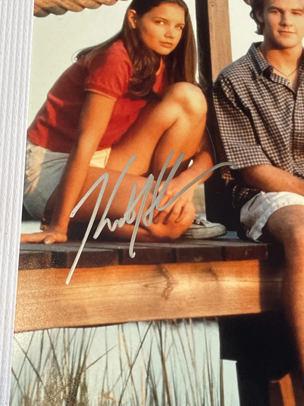 Katie Holmes — Katie Holmes Signed Autographed 11x14 Dawsons Creek Photo Beckett, image 3
