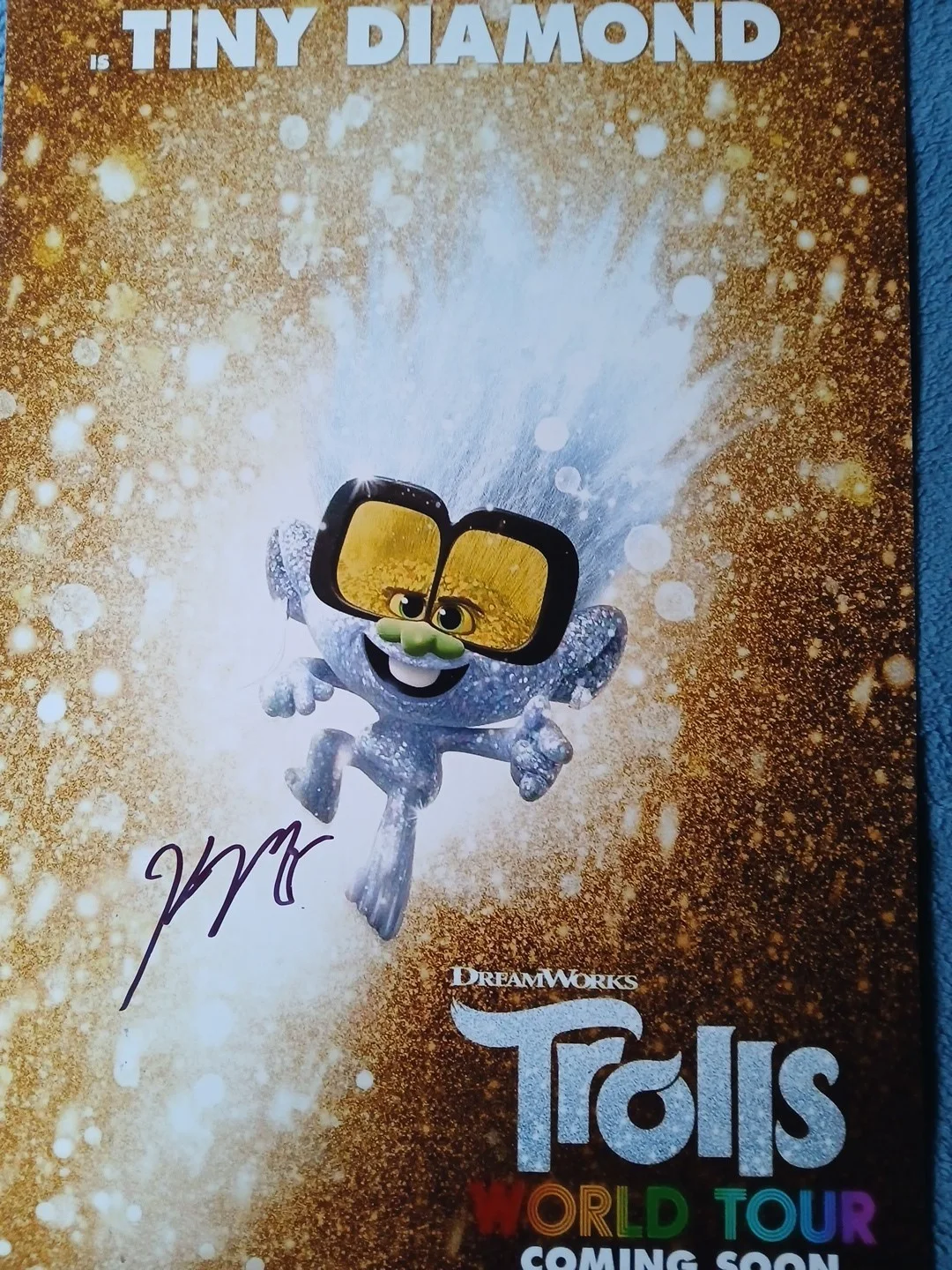 kenan thompson — KENAN THOMPSON Hand Signed TROLLS 🔥 11X17 Photo 📸, image 2