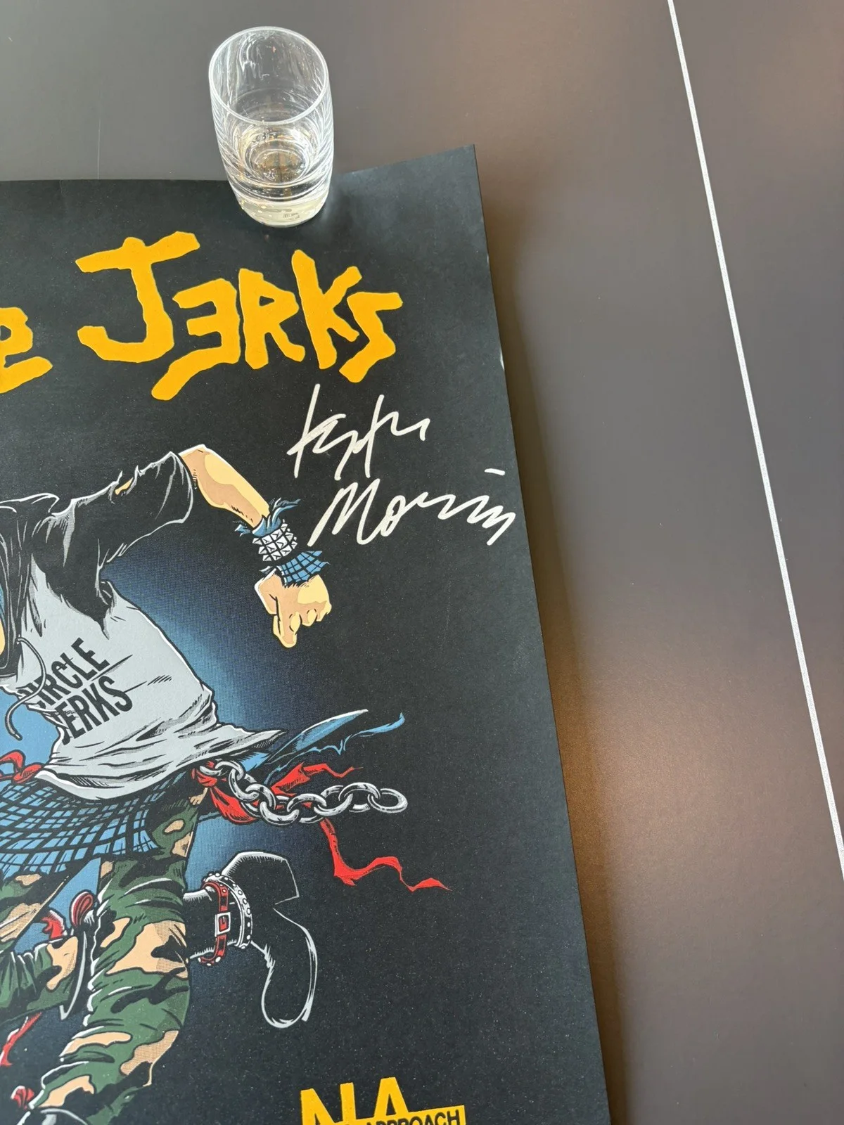 Circle Jerks / 7 Seconds / Negative Approach Signed 18x24 2022 Tour Poster, image 2