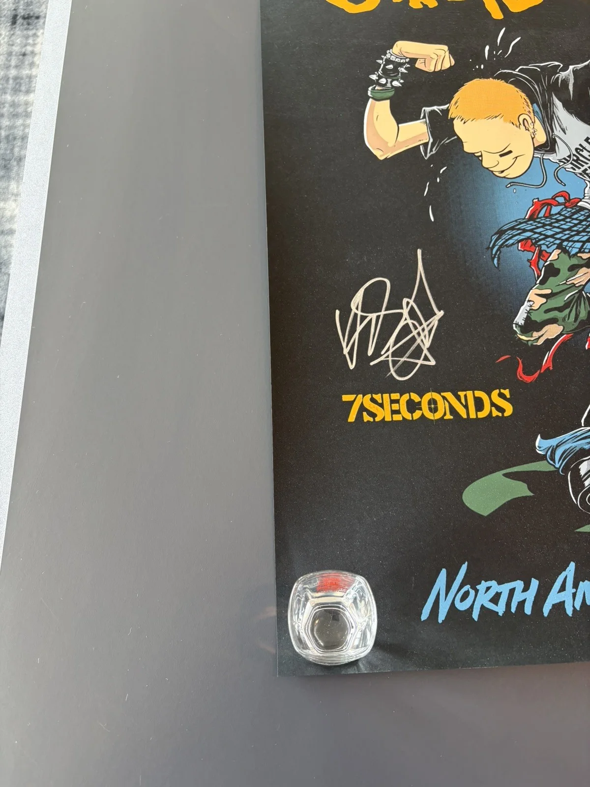 Circle Jerks / 7 Seconds / Negative Approach Signed 18x24 2022 Tour Poster, image 3