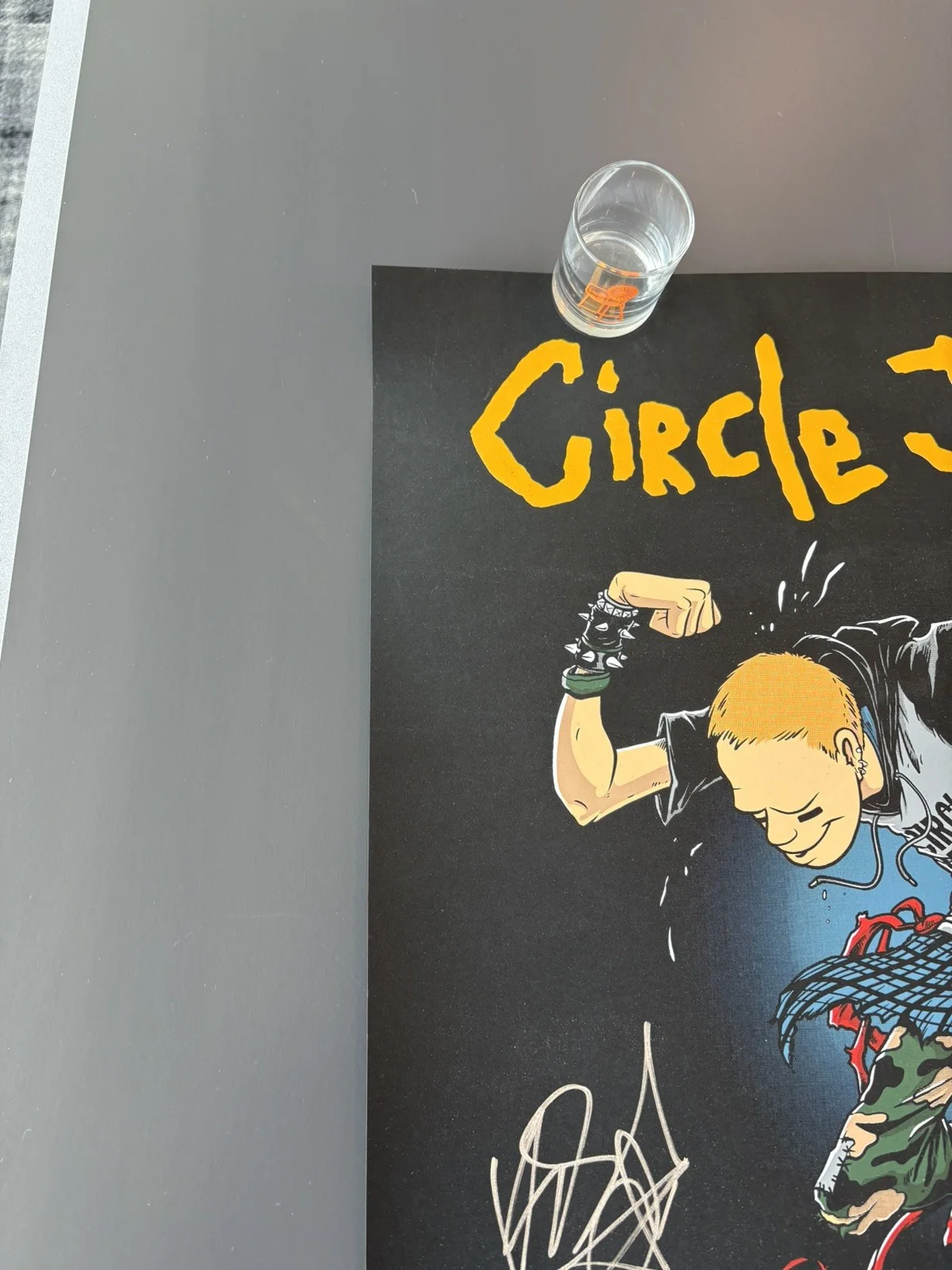 Circle Jerks / 7 Seconds / Negative Approach Signed 18x24 2022 Tour Poster, image 4