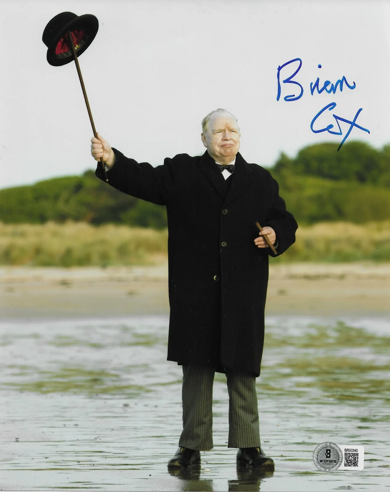Brian Cox — Brian Cox Signed 8x10 Photo BAS Autographed Churchill Succession 40