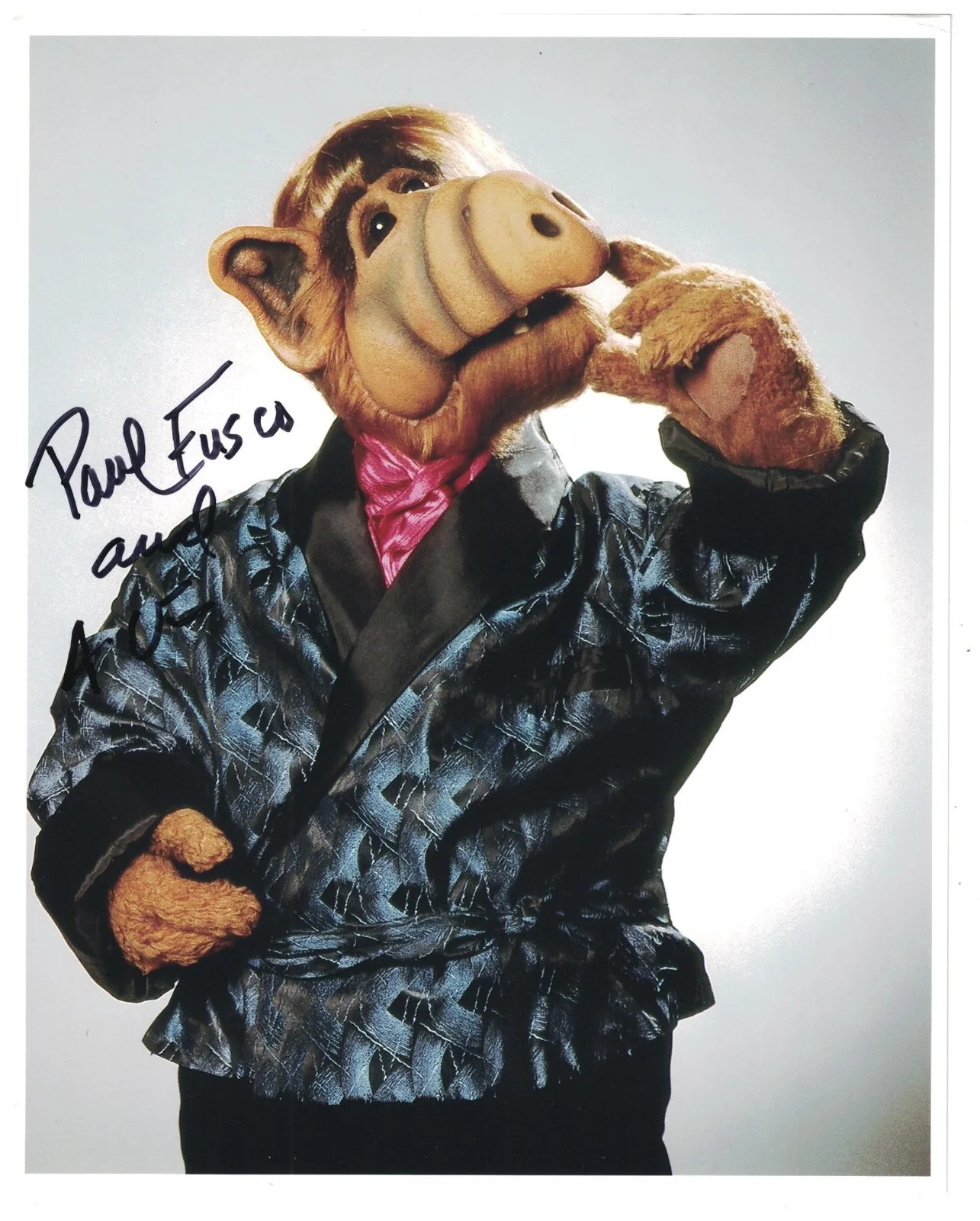 Paul Fusco — Paul Fusco Signed Autographed 8 x 10 Photo Actor Puppeteer ALF C