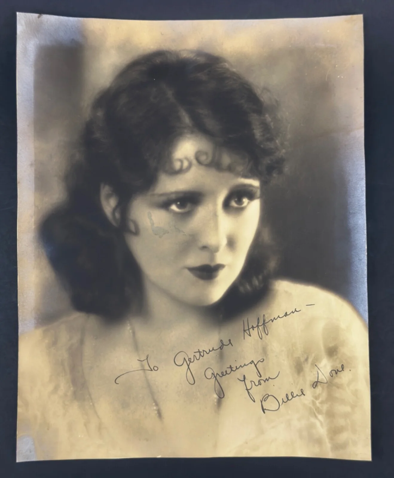 Billie Dove Silent Film Star, Rare Hand Autographed Black & White Photo., изображение 2