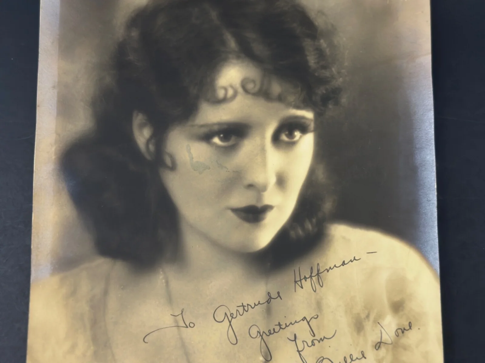 Billie Dove Silent Film Star, Rare Hand Autographed Black & White Photo., изображение 4
