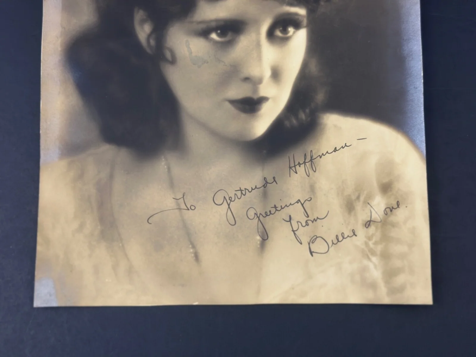Billie Dove Silent Film Star, Rare Hand Autographed Black & White Photo., изображение 5