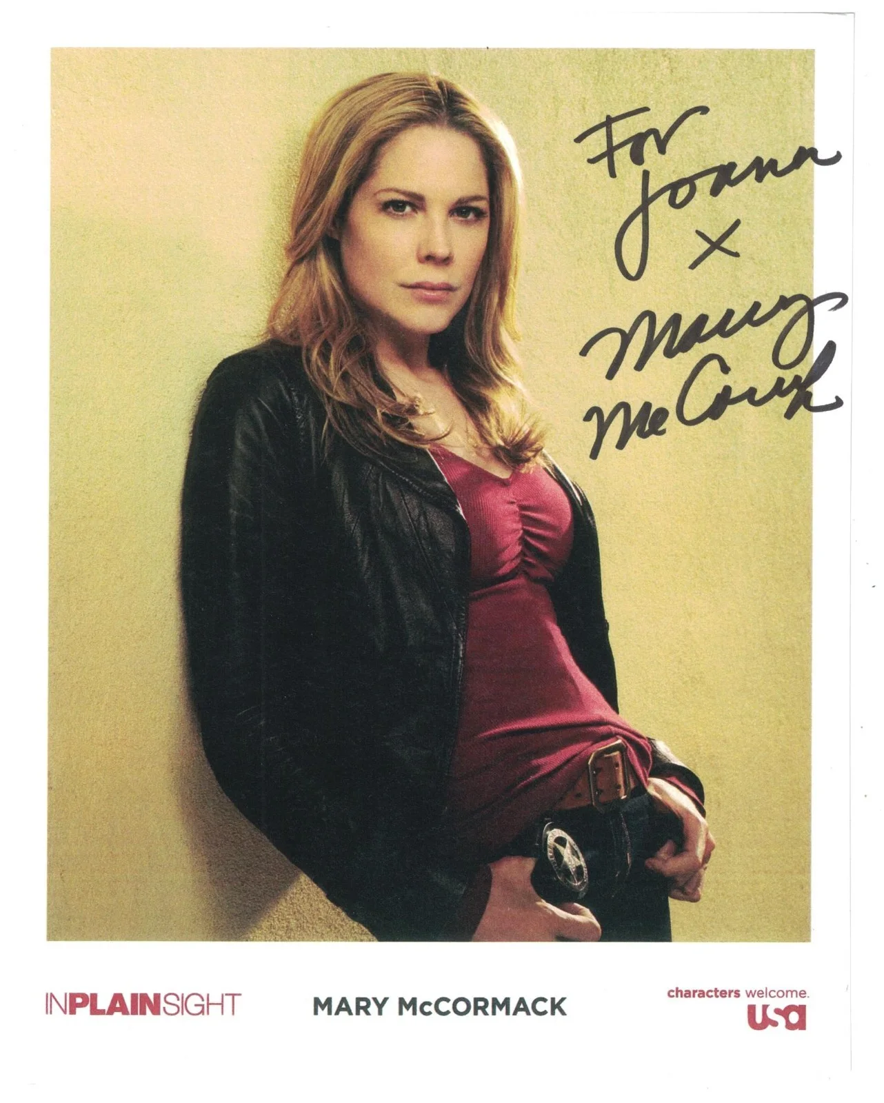 Mary McCormack — Mary McCormack Signed Autographed 8 x 10 Photo Actress