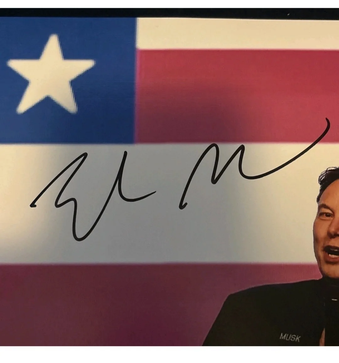 Elon Musk Autograph With COA, image 2