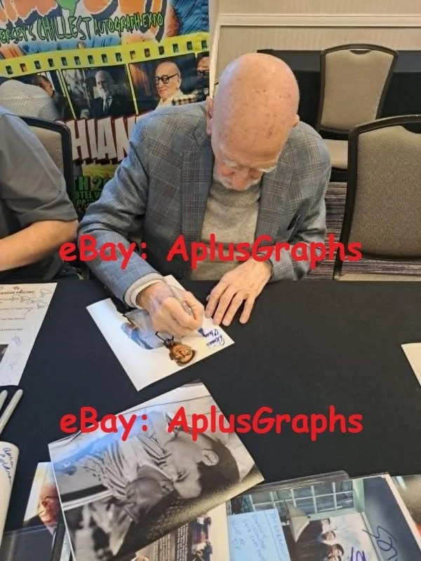 Dominic Chianese — DOMINIC CHIANESE... The Sopranos' Uncle Junior - SIGNED, image 2