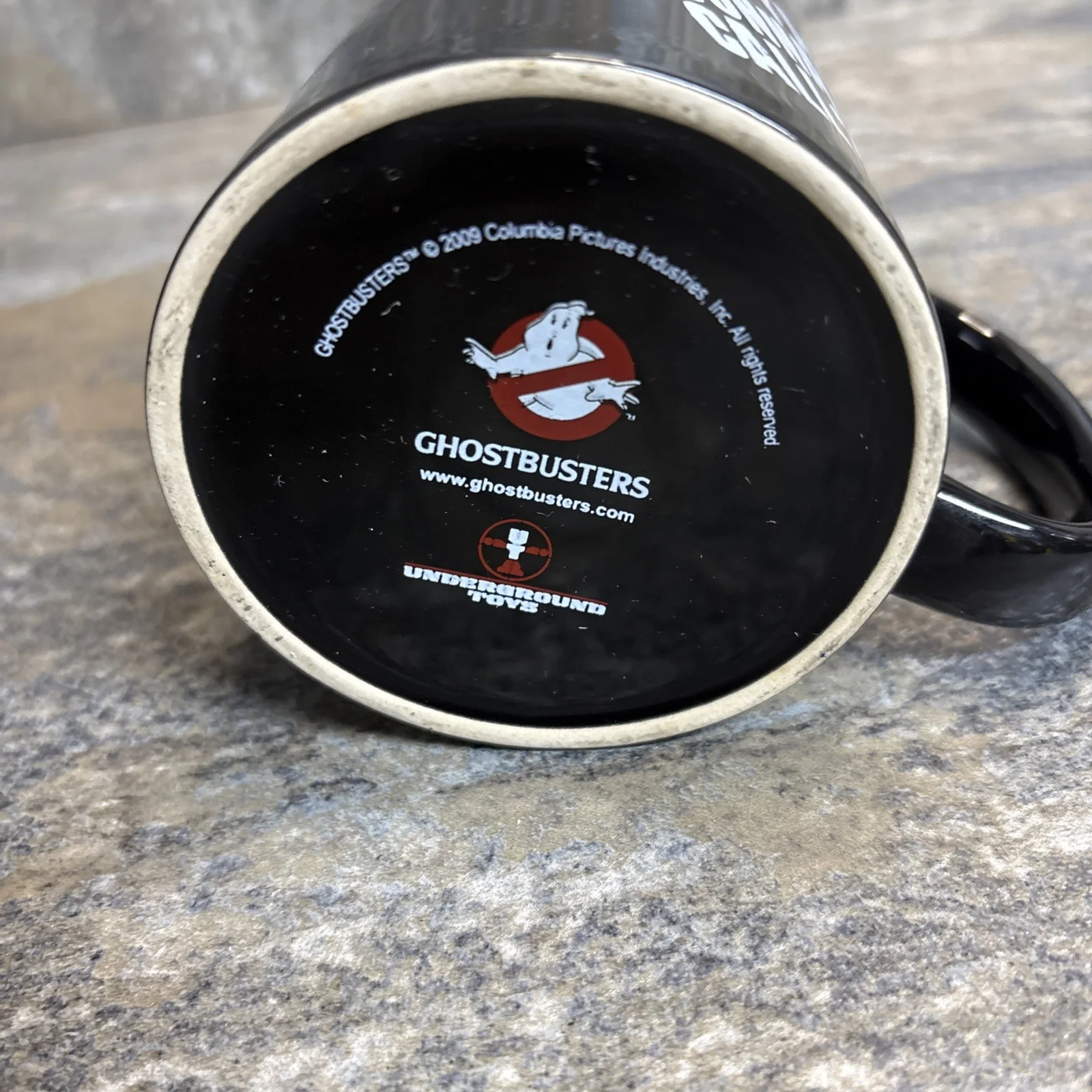 Ghostbusters Columbia Pictures 2009 black Mug underground toys, image 5