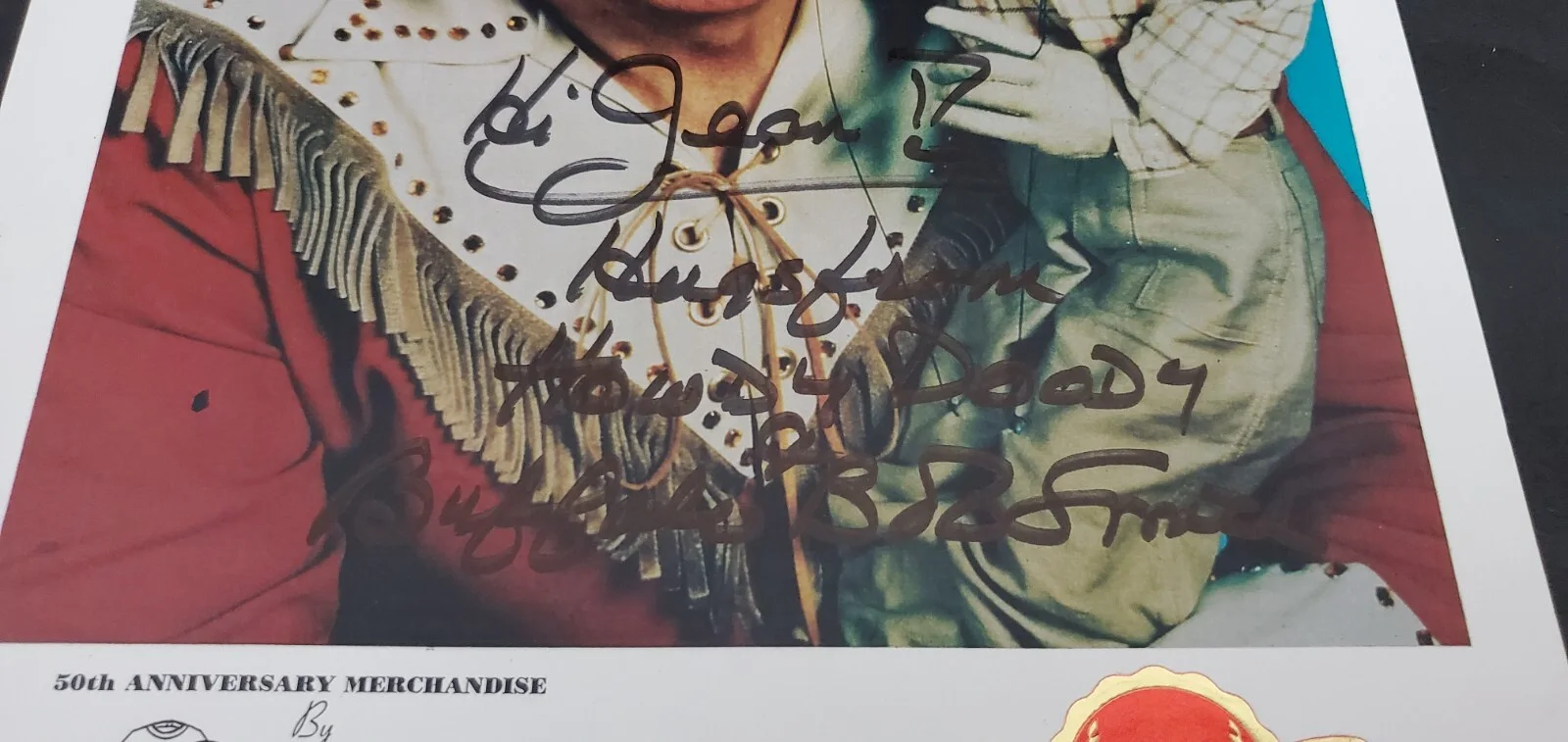 Howdy Doody Hand Signed Buffalo Bob Smith Autographed Photo From T.V. Show, image 2