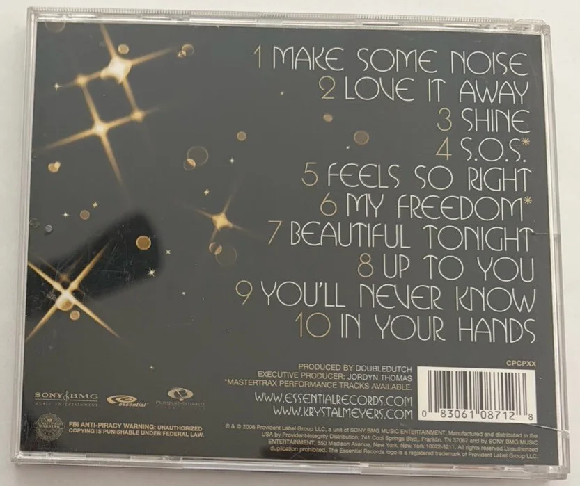 Krystal Meyers Make Some Noise CD 2008 Signed Autographed Essential Very Good, image 2