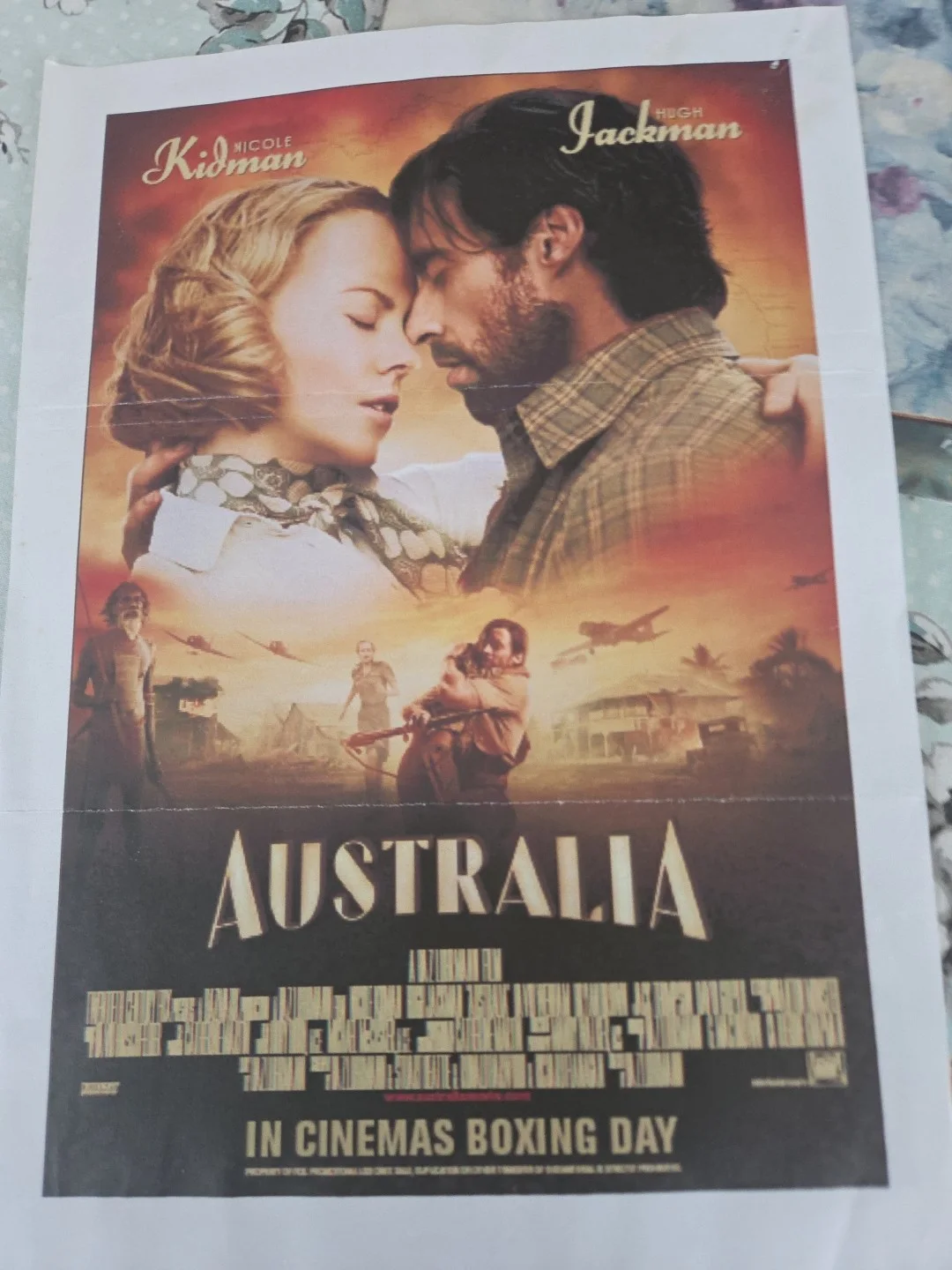 AUSTRALIA Film Media Press Kit And Ticket And Prod Notes , Wallet And Holder, изображение 3