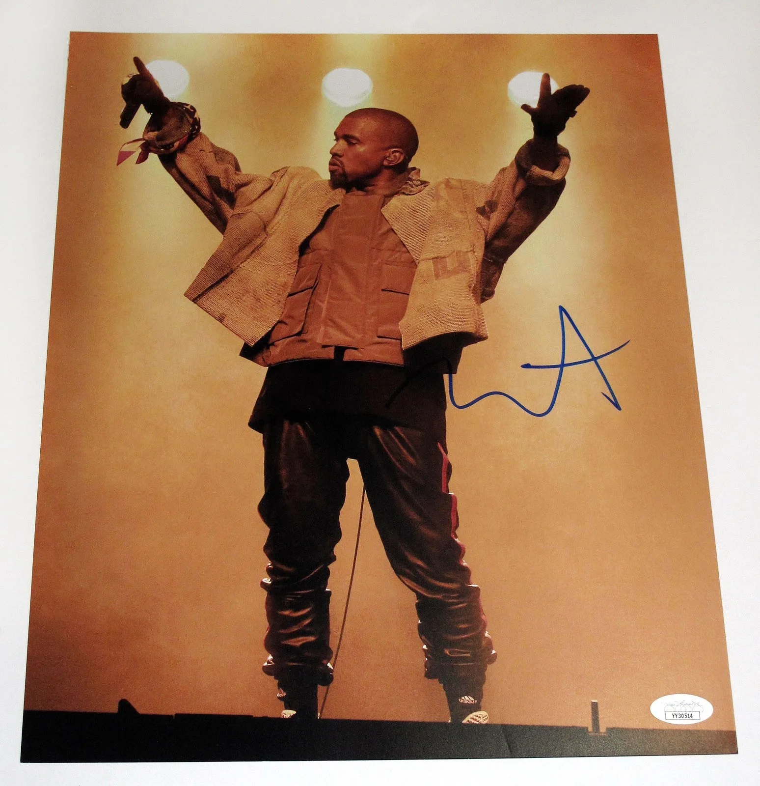 Kanye West — KANYE WEST signed Autographed 11x14 Photo RAPPER Power RUNAWAY Stronger JSA LOA, изображение 4