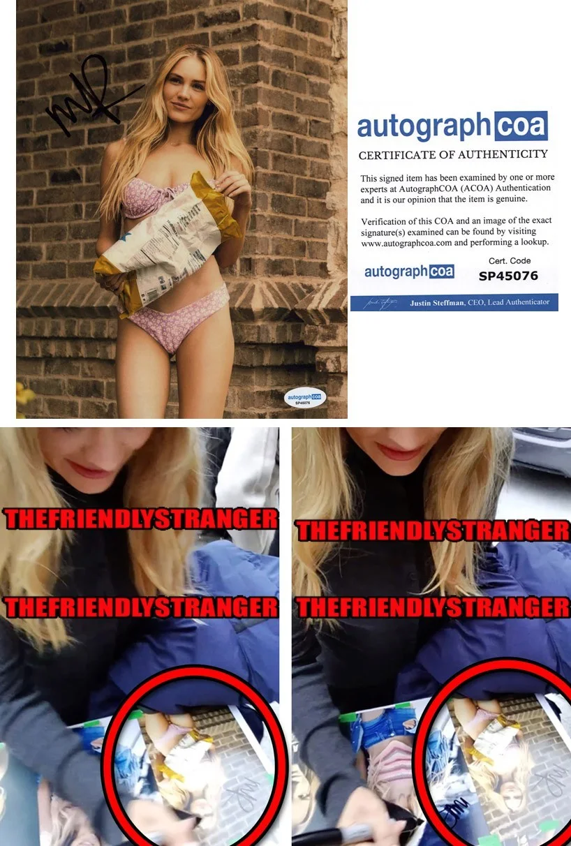 Michelle Randolph — Michelle Randolph signed "LANDMAN" 8x10 Photo EXACT PROOF j Hot SEXY Bikini ACOA