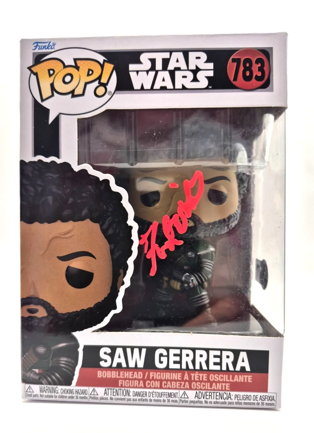 FOREST WHITAKER — FOREST WHITAKER SIGNED AUTOGRAPHED STAR WARS SAW GERRERA FUNKO POP RARE BAS COA