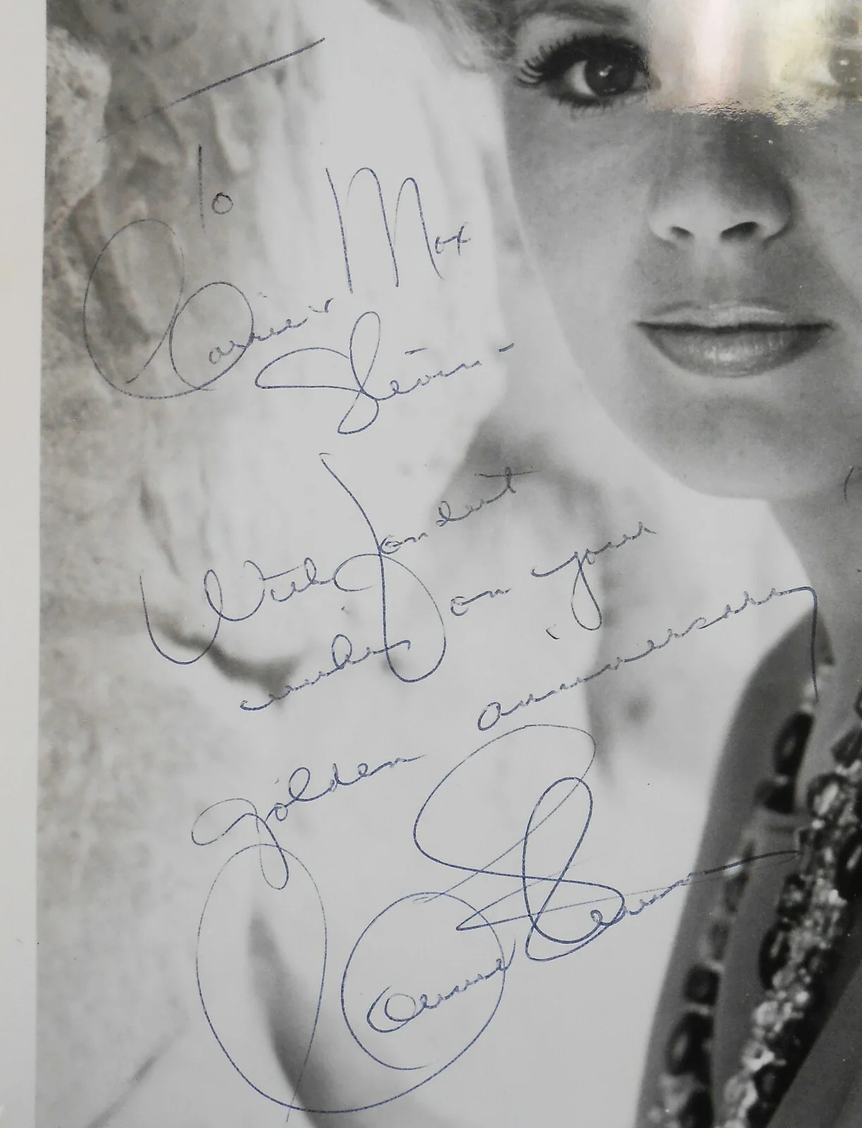 Connie Stevens Autographed Signed Photo 8x10 Black & White, image 2