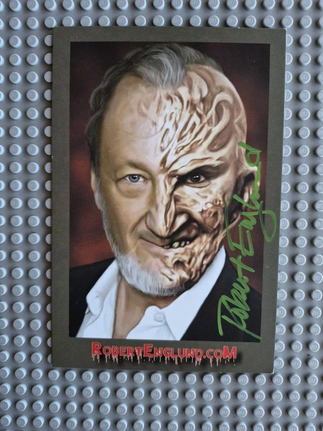 Robert Englund — Robert Englund "Freddy Krueger" Signed Autographed 4.0 x 6.0 Photo card, изображение 2