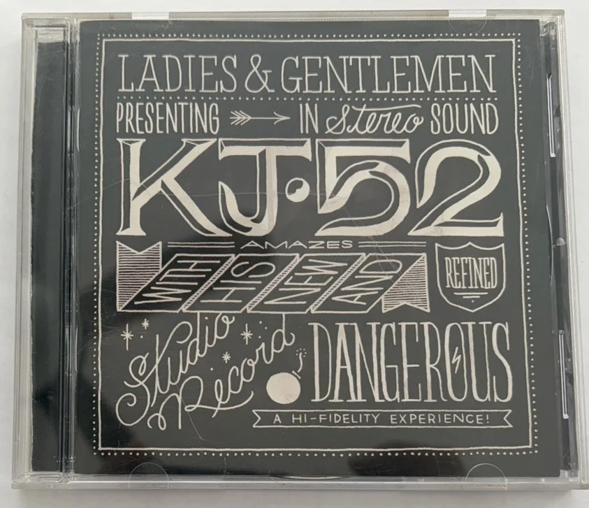 KJ-52 Dangerous CD 2012 Signed Autographed BEC Jonah Sorrentino Very Good, изображение 2
