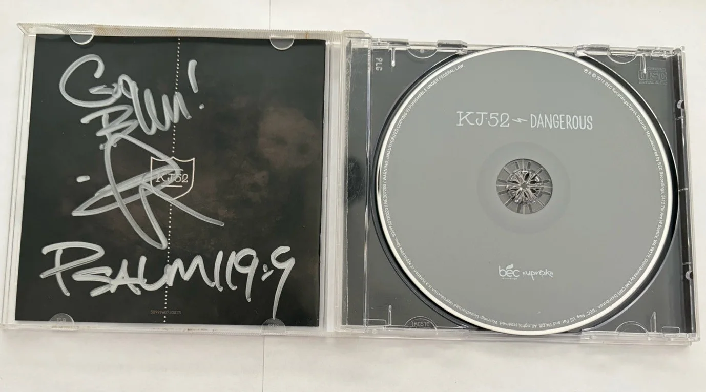 KJ-52 Dangerous CD 2012 Signed Autographed BEC Jonah Sorrentino Very Good, изображение 4