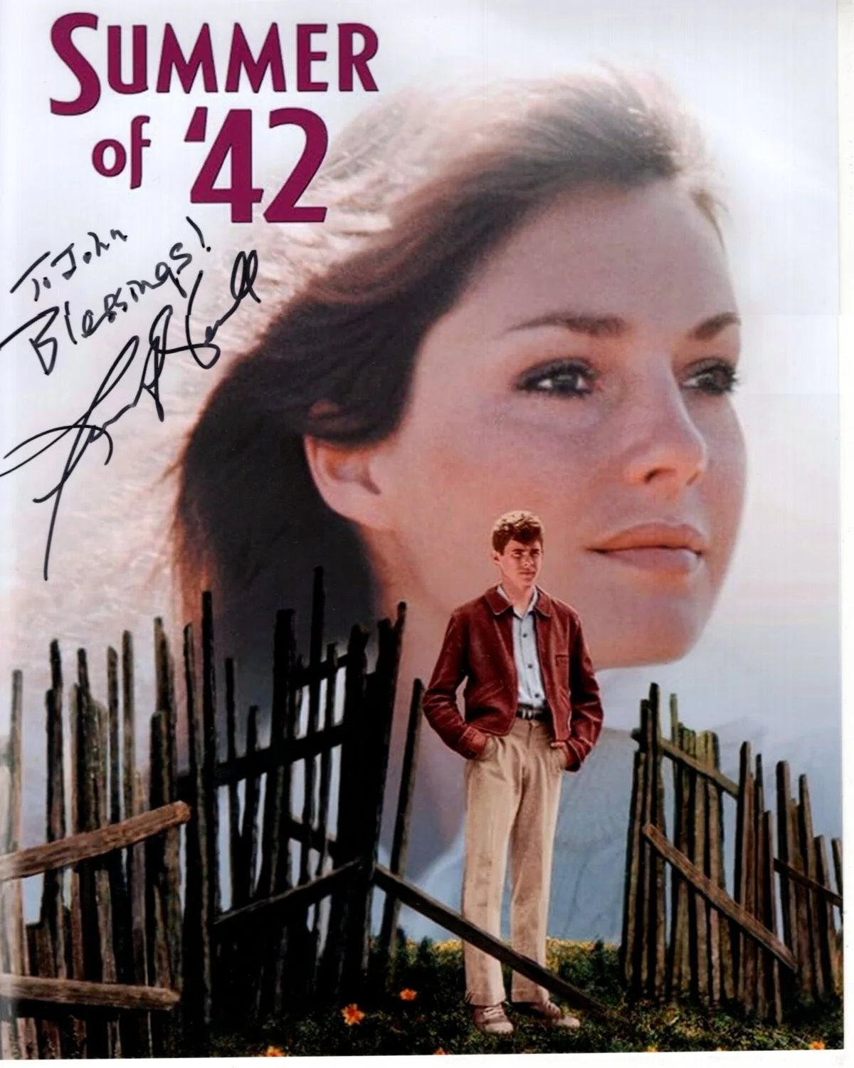 Jennifer O'Neill — JENNIFER O'NEILL Autographed Signed 8x10 SUMMER OF '42 Photograph - To John