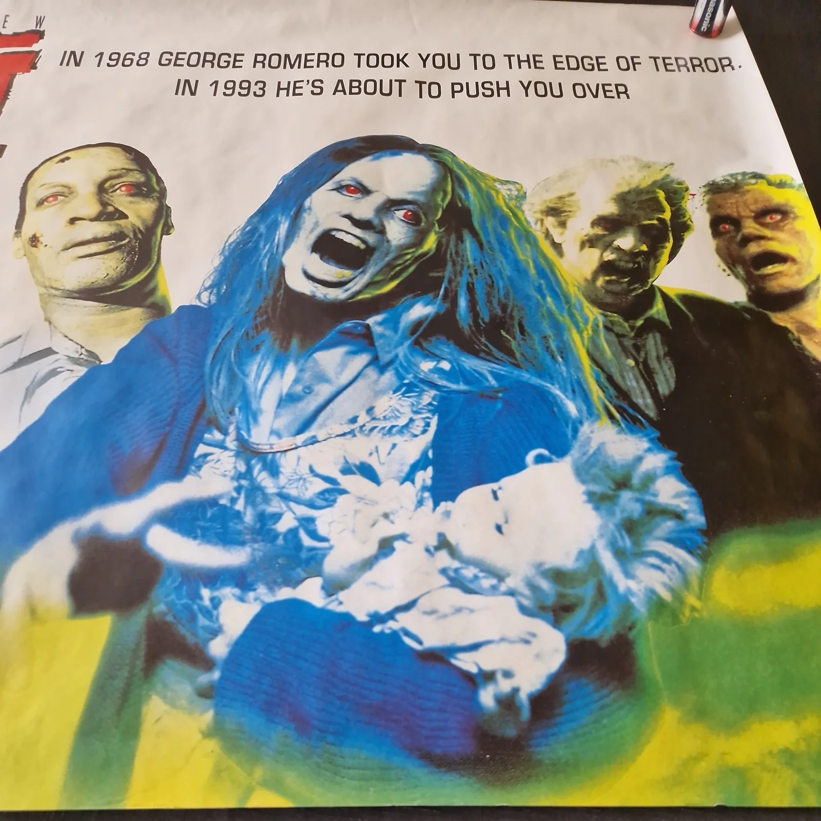 Night of the Living Dead 1993 UK Quad Rolled Tom Savini, image 3